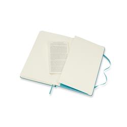 Notes MOLESKINE Classic L (13x21 cm) w linie, twarda oprawa, reef blue, 240 stron, niebieski