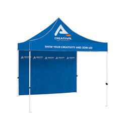 Steel tent TA3 full wall double sided print