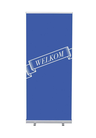 Roll-Banner Budget 85 Complete Set Welcome Blue German