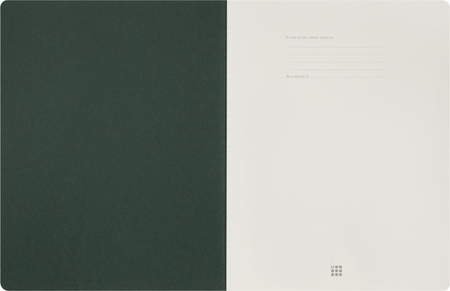 Zeszyt MOLESKINE Student Cahier, XXL, gładki, 21,6x27,9cm, myrtle green