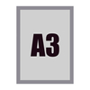 Ramka Magnetic A3 (srebrna)