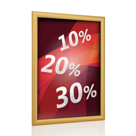 Rama zatrzaskowa 25 mm Czarna lub złota