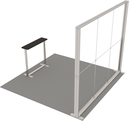 Stoisko targowe LUMIX™ 9 m² (3x3) półwysep