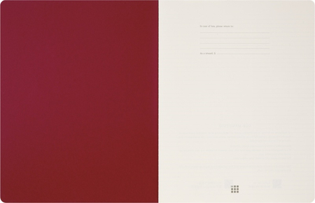 Zeszyt MOLESKINE Student Cahier, XXL, gładki, 21,6x27,9cm, czerwony