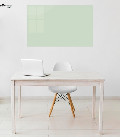 Magnetic glass board 90x60 cm WHITE