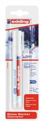 Marker do powierzchni szklanych E-95 EDDING, 1,5-3mm, blister, biały