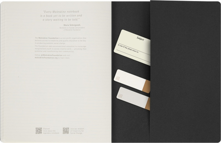 Zeszyt MOLESKINE Student Cahier, XXL, w linie, 21,6x27,9cm, czarny