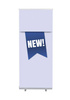 Roll-Banner Budget 85 Complete Set New Blue Dutch