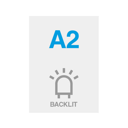Premium Backlit Film 200g/m2 Satin Surface 29,7 x 42 cm