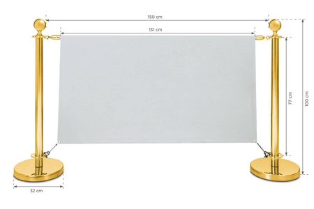 Zestaw Cafeteria - złoty