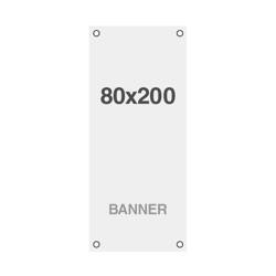 Standard Multi Layer Material Banner With Holes 220g/m2 Matt Finish 80 x 200 cm