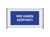 Fence Banner 300 x 140 cm Open German Green