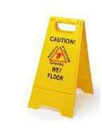 Oznakowanie mokrej podłogi