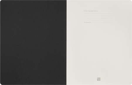 Zeszyt MOLESKINE Student Cahier, XXL, w linie, 21,6x27,9cm, czarny