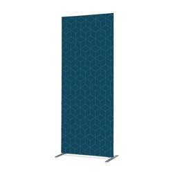 Textile Room Divider Deco 85-200 Double Hexagon Blue