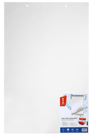 Blok do flipchartów MemoBe, biały, gładki, 20 kartek, 65x100 cm