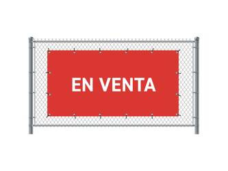 Fence Banner 200 x 100 cm Sale Spanish Red