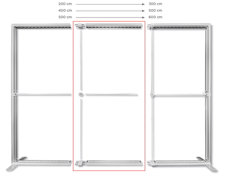 XL set 100 (poziom) do systemu LUMIX™ 200x250, 400x250, 500x250
