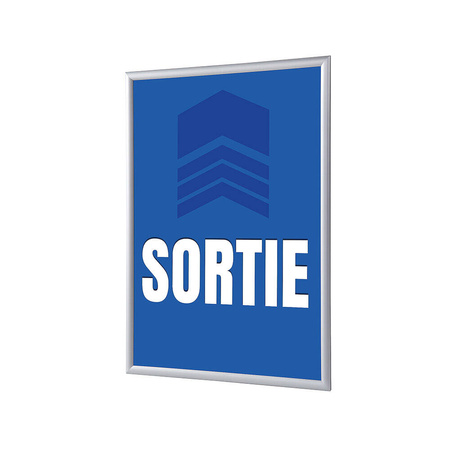 Snap Frame G25 Poster Paper A1 Exit Blue FR I591