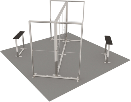 Stoisko targowe LUMIX™ 25 m² (5x5) wyspa
