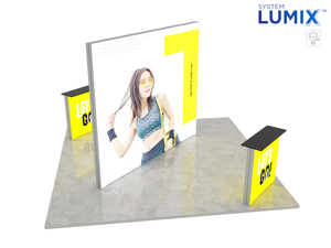 Stoisko targowe LUMIX™ 16 m² (4x4) wyspa