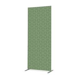 Textile Room Divider Deco 100-200 Double Hexagon Green