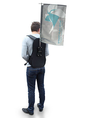 Street Flag z wydrukiem