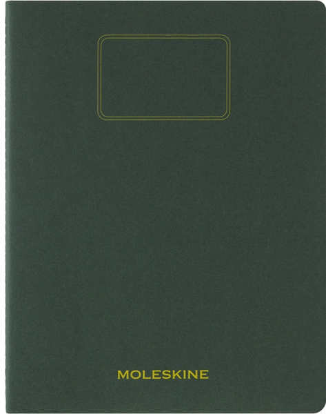 Zeszyt MOLESKINE Student Cahier, XXL, gładki, 21,6x27,9cm, myrtle green