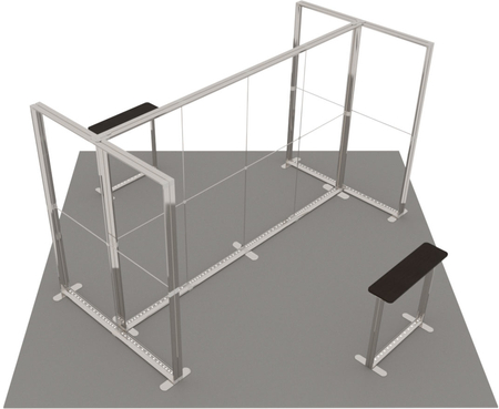 Stoisko targowe LUMIX™ 25 m² (5x5) wyspa