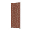 Textile Room Divider Deco 100-200 Double Botanical Red/Rust Leaves