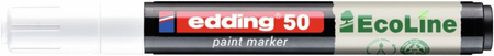 Marker olejowy na bazie wody e-50 EDDING EcoLine, 2-3mm, biały