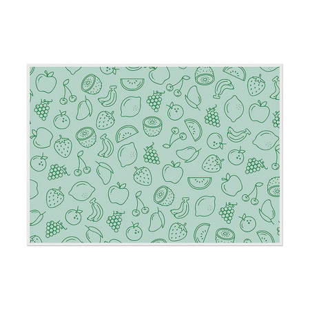 Placemat Fruits Abstract Green