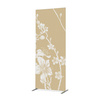 Textile Room Divider Deco 85-200 Double Abstract Japanese Cherry Blossom Black