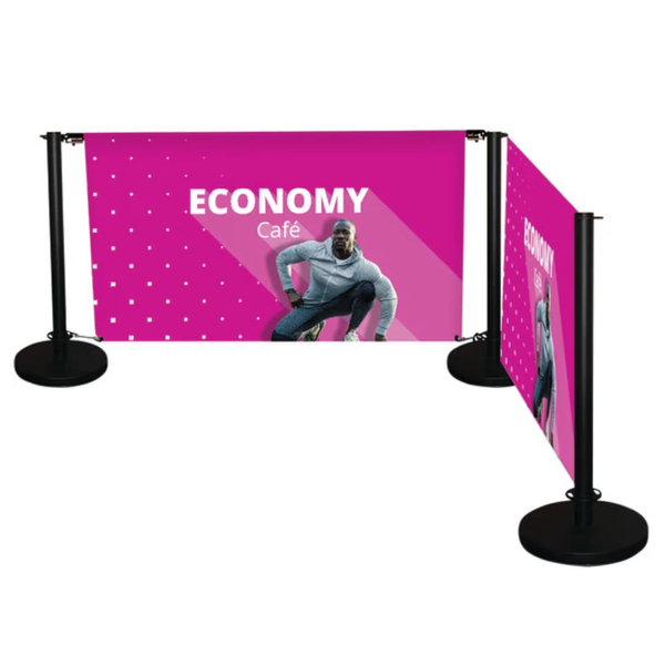 Economy Café Barrier 150 cm - wydruk jednostronny
