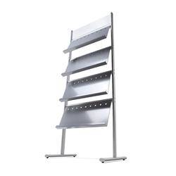 Multipocket Stojak na broszury z 4 półkami - MP4S