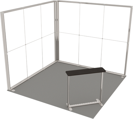 Stoisko targowe LUMIX™ 9 m² (3x3) narożne