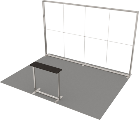 Stoisko targowe LUMIX™ 12 m² (4x3) półwysep