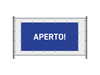 Fence Banner 200 x 100 cm Open Italian Green