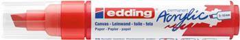 Marker akrylowy e-5000 EDDING, 5-10 mm, matowa czerwień