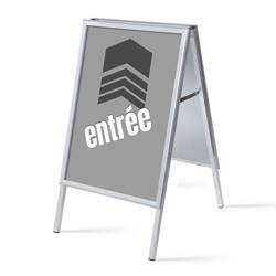 A-board A1 Complete Set Entrance Grey French