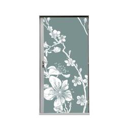 Door Wrap 80 cm Japanese Cherry Blossom Green