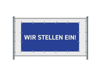 Fence Banner 200 x 100 cm Hiring German Blue