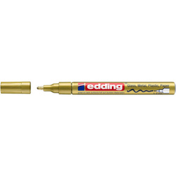 Marker olejowy połyskujący e-751 EDDING, 1-2 mm, złoty