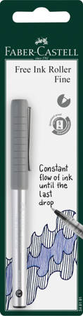 CIENKOPIS KULKOWY FREE INK 0,7mm CZARNY  BLISTER FABER-CASTELL