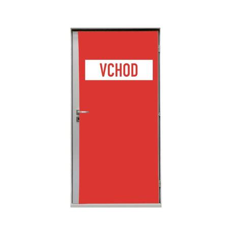 Door Wrap 80 cm Exit Green English