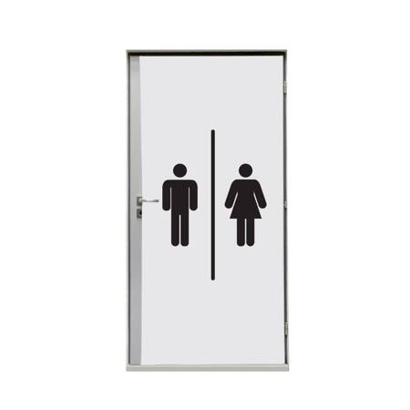 Door Wrap 80 cm Hygiene Facilities Black 2