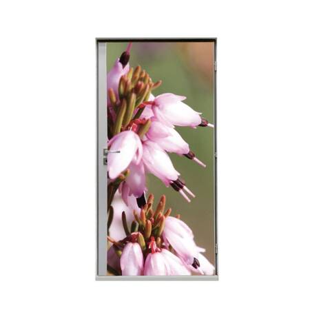 Door Wrap 80 cm Pink Flower Erica