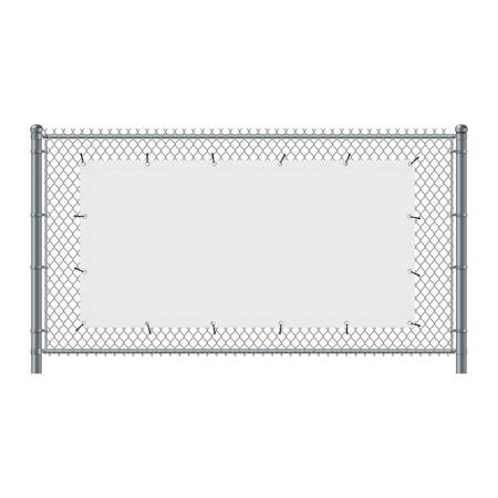 Fence Banner 200 x 100 cm Hiring Spanish Yellow