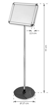 Stojak info/menu Classic - A4