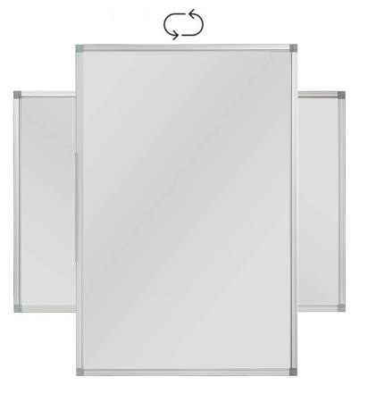 Tablica Magnetyczna Biała Suchościeralna 60x40 / 40x60 cm  w Ramie Aluminiowej WA1 OUTLET